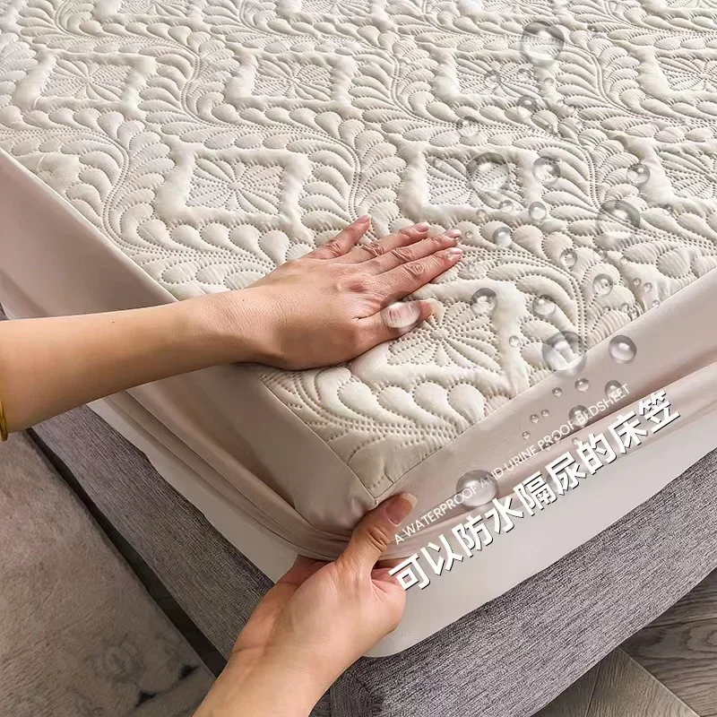 Waterproof Mattress Protector Breathable - Su Geçirmez Kalınlaştırılmış Yatak Alezi Koruyucu