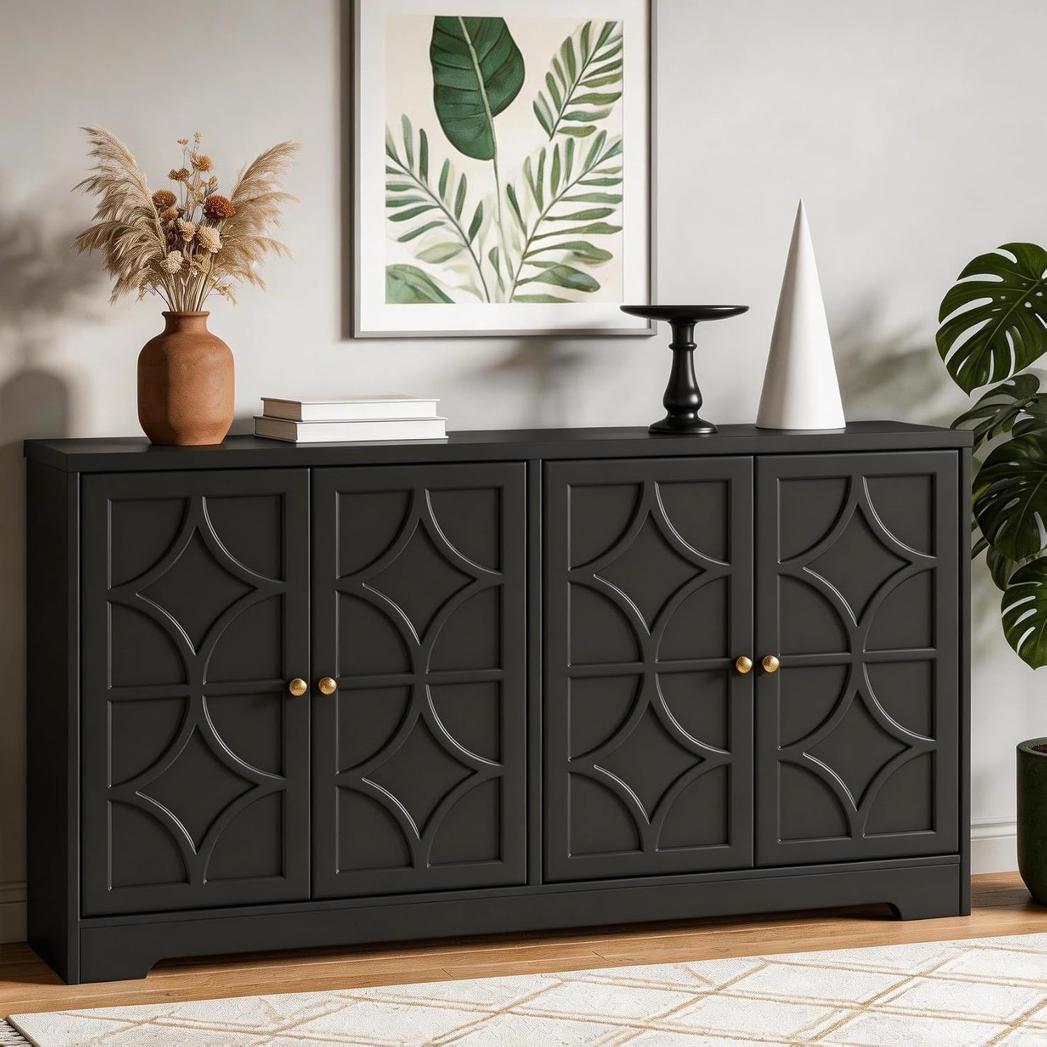 Kitchen - Depolama Alanlı Büfe Dolabı, 56 inç