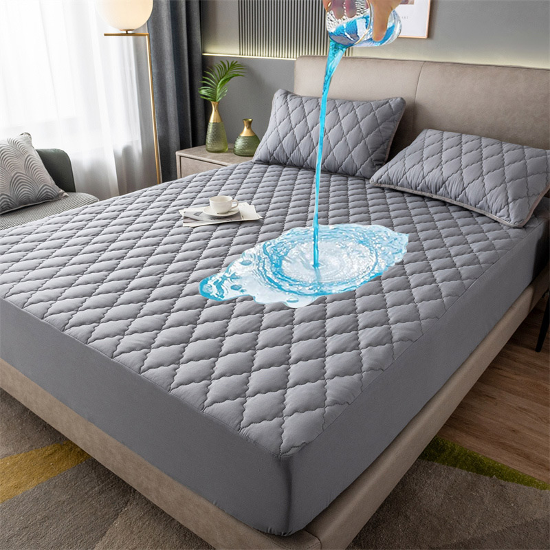 Waterproof Mattress Protector Breathable - Su geçirmez kapitone elastik gömme çarşaf
