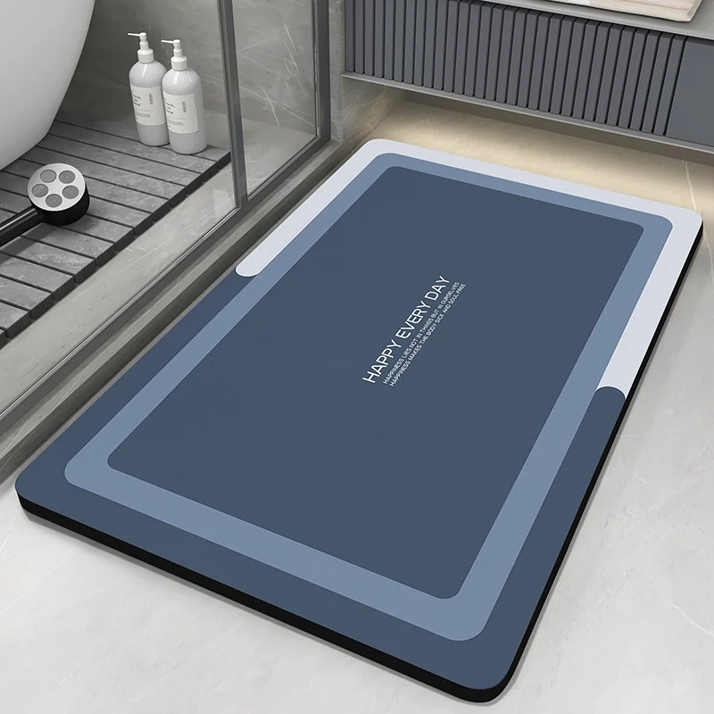 Quick Dry Diatomite Bath Mat - Diatomit Banyo Paspası, Emici Kaymaz Yer