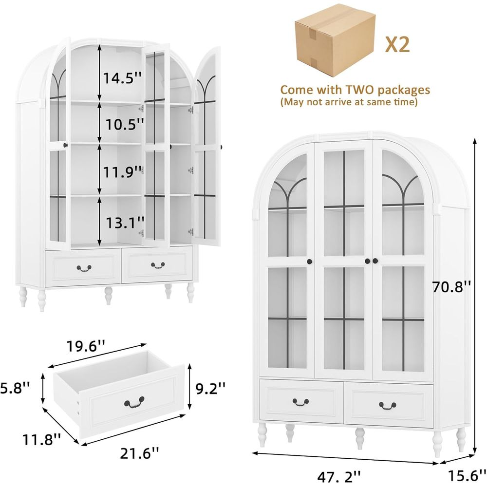 70.8 inç Yüksekliğinde Kavisli - Storage & Organization incelemesi ve fiyatı