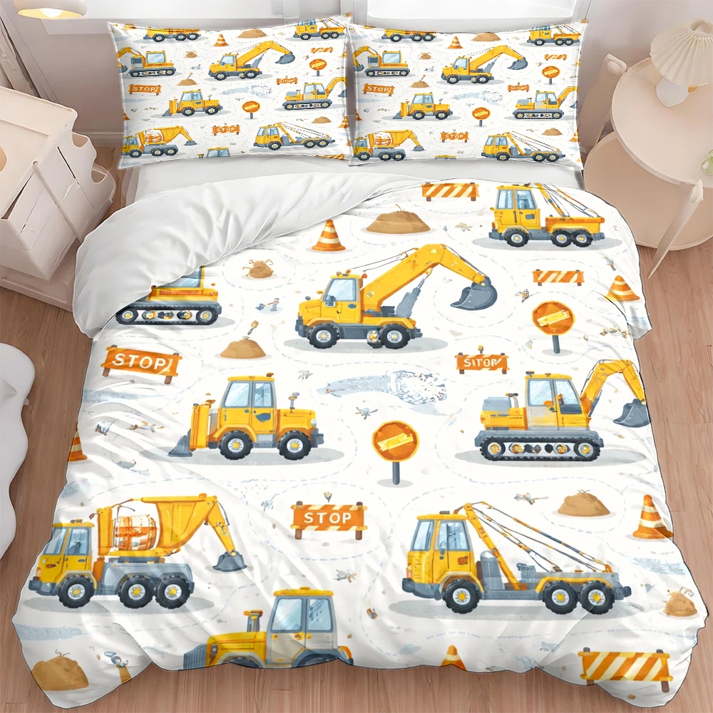 İnşaat Araçları Temalı Yatak Ö - Duvet Cover Sets With Zipper incelemesi ve fiyatı