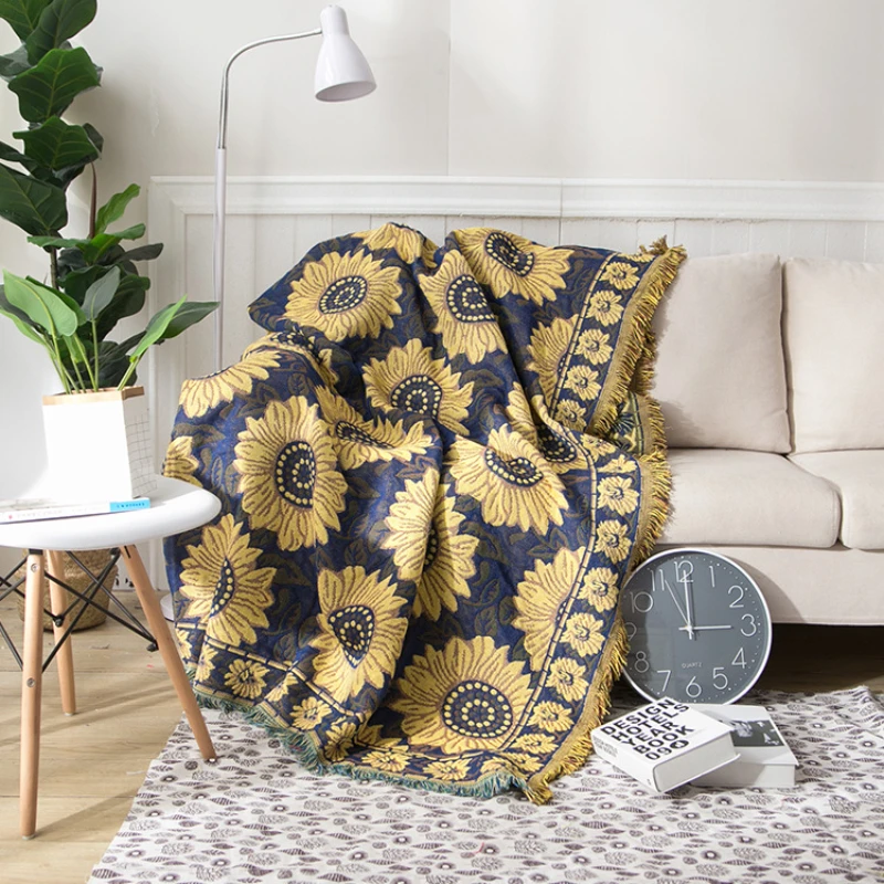 Tekstil şehir Ins kırsal mavi  - Boho Throw Blanket Fringe incelemesi ve fiyatı