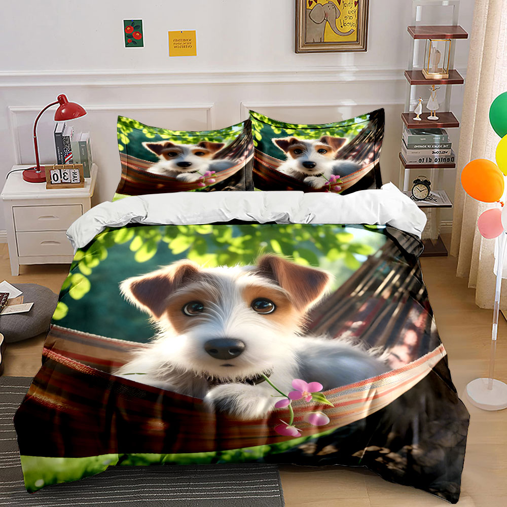 Hamakta sevimli Jack Russell T - Duvet Cover Sets With Zipper incelemesi ve fiyatı