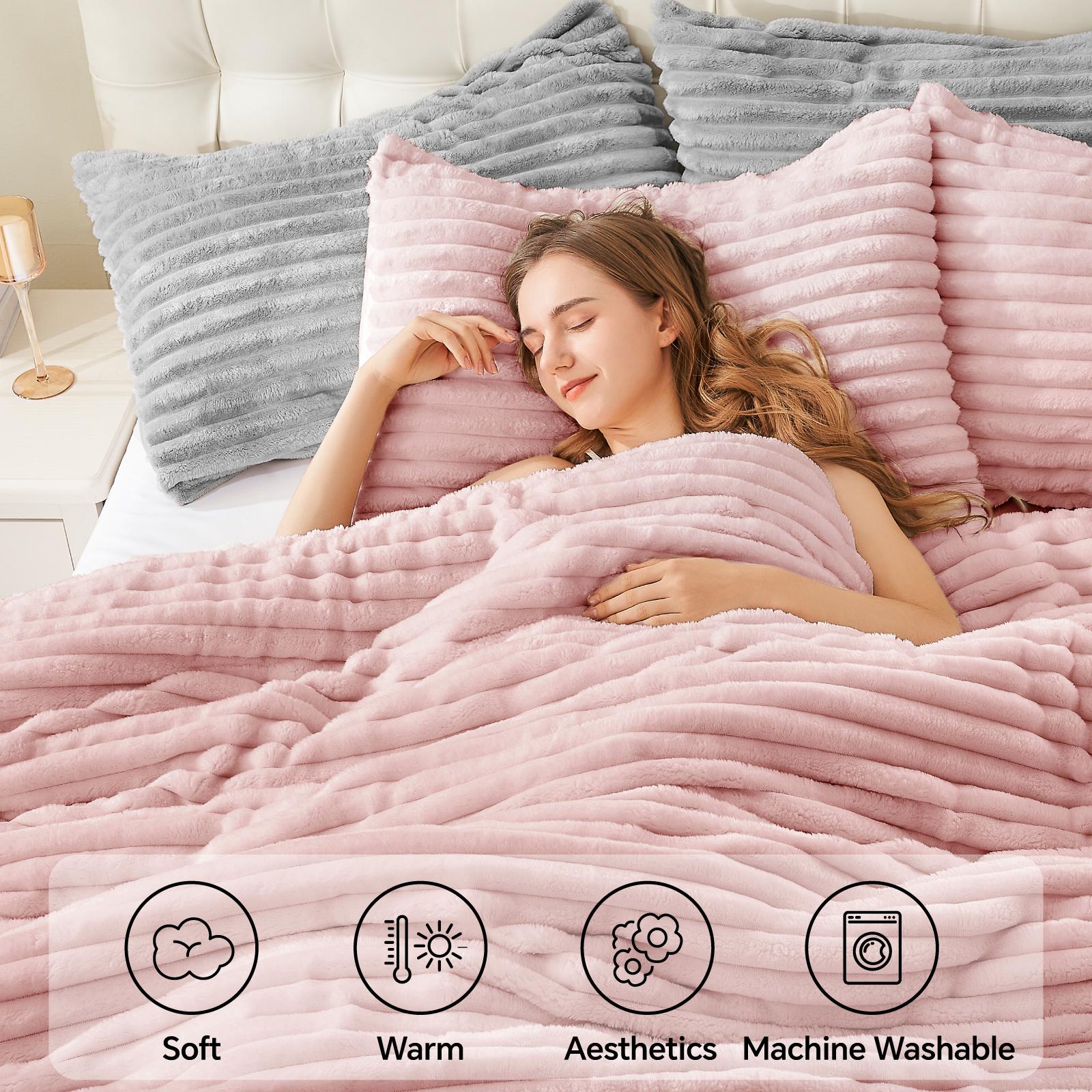 Süper Yumuşak, Tüylü Polar Yor - Fluffy Fleece Comforter King Size incelemesi ve fiyatı
