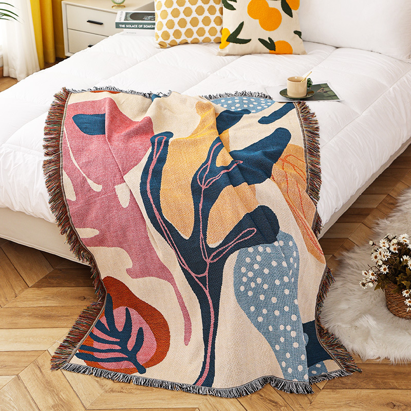 Tekstil şehir Ins Alice bitki  - Boho Throw Blanket Fringe incelemesi ve fiyatı
