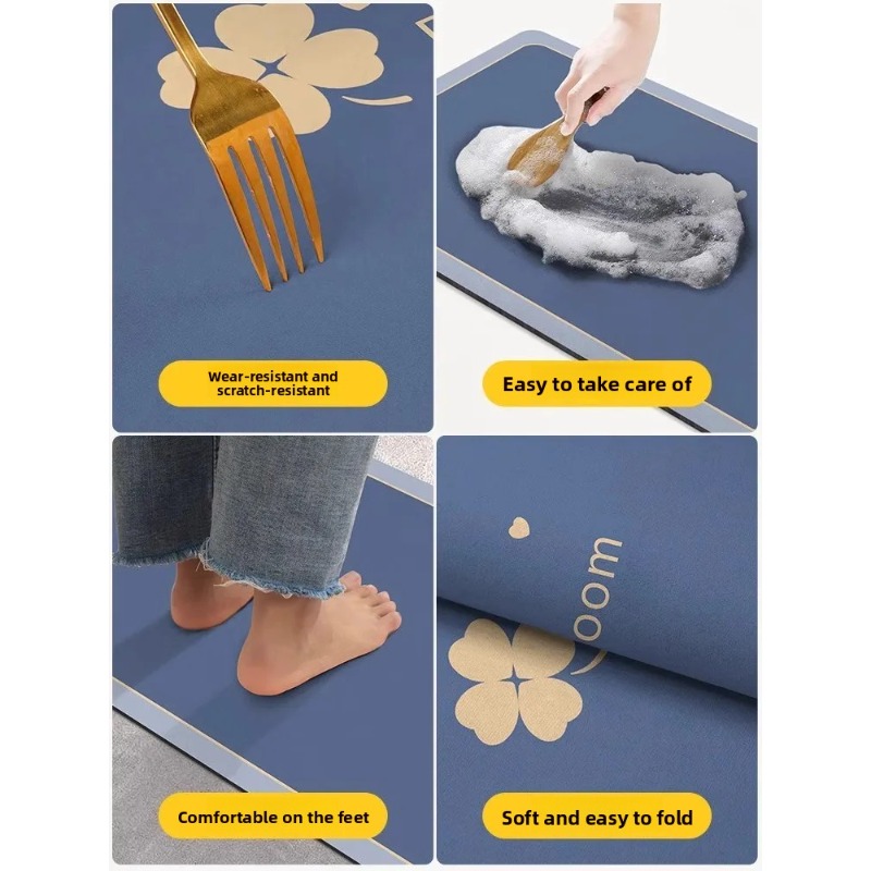 Diatomit Banyo Paspası, Emici  - Quick Dry Diatomite Bath Mat incelemesi ve fiyatı