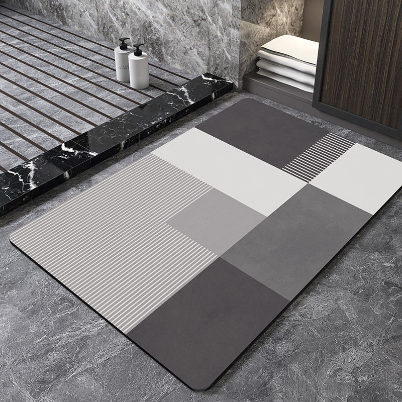 İskandinav Geometrik Diyatomit - Quick Dry Diatomite Bath Mat incelemesi ve fiyatı
