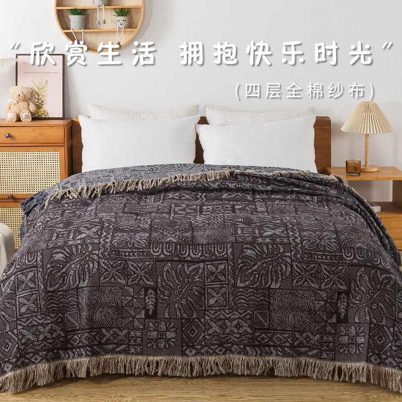 Pamuklu Yatak Örtüleri 4 Katma - Muslin Cotton Bedspread incelemesi ve fiyatı